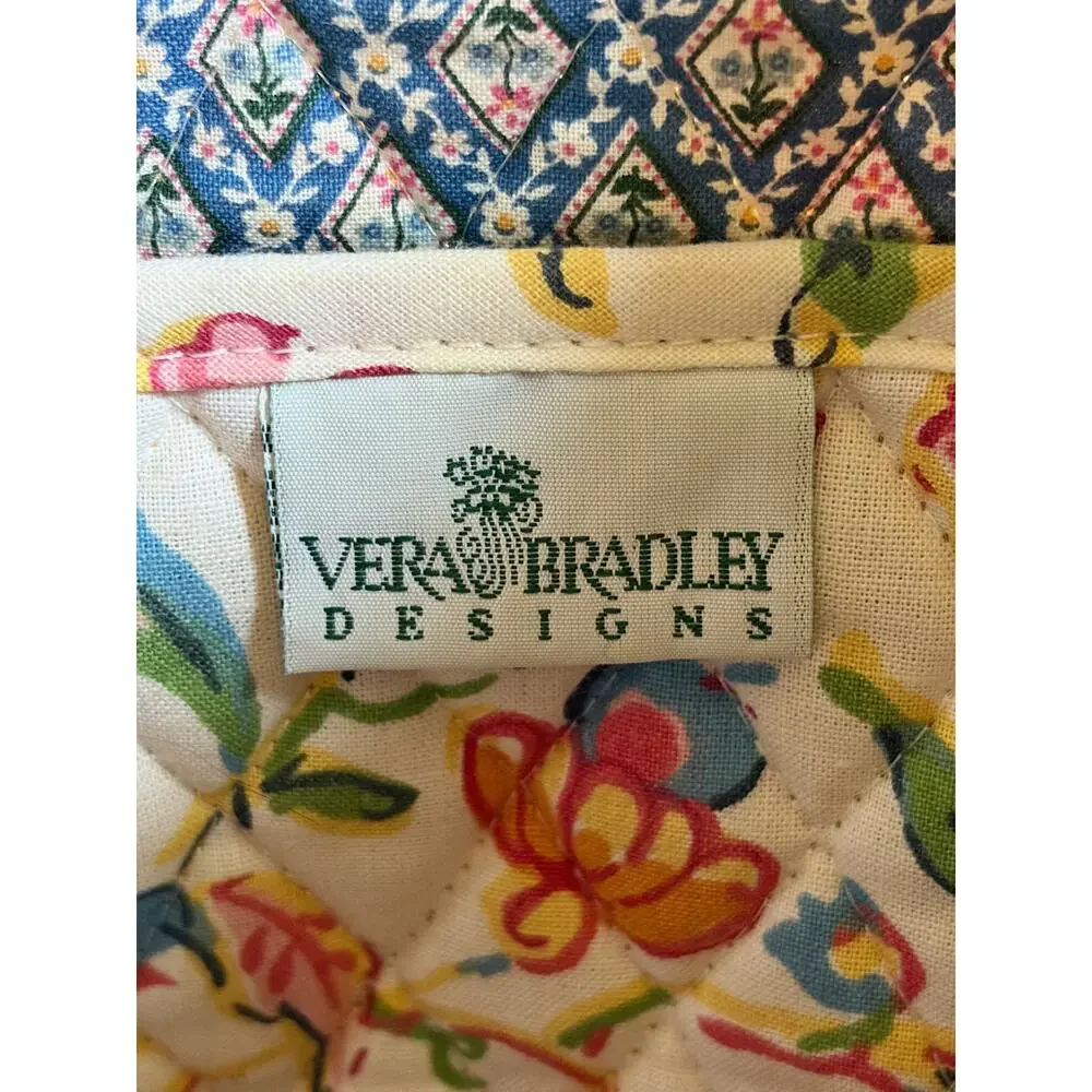 Vera Bradley Vintage Floral Pattern Tote Bag (Perennials)